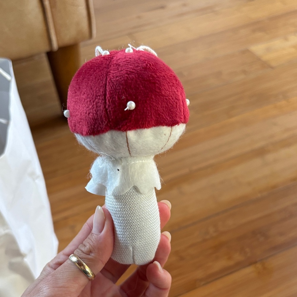 Mushroom felt ornament